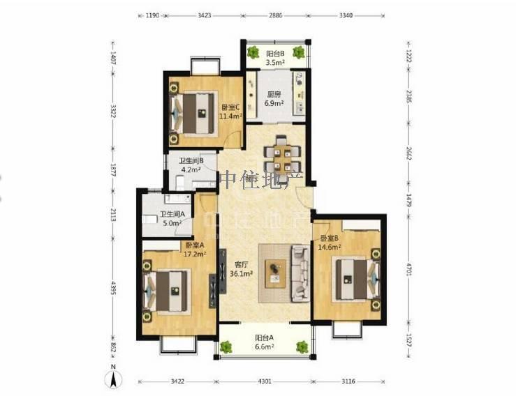 丁豪广场 这个总价您还不考虑吗 业主诚心卖 着急用钱